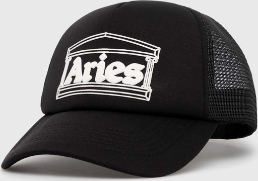 Czarna czapka Aries