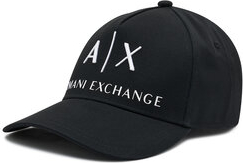 Czarna czapka Armani Exchange