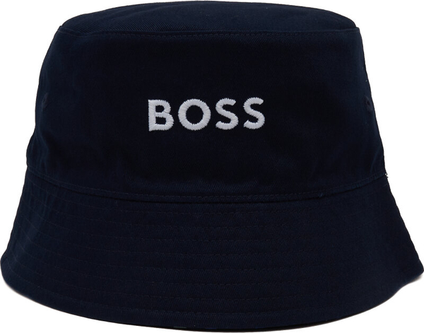 Czarna czapka BOSS Kidswear