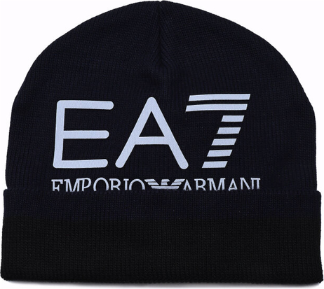 Czarna czapka Emporio Armani