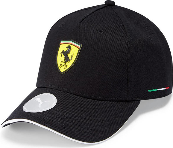 Czarna czapka Ferrari