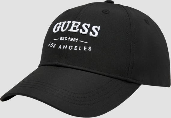 Czarna czapka Guess