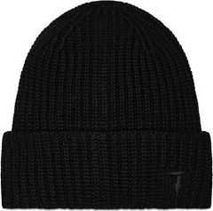 Czarna czapka Trussardi