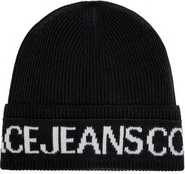 Czarna czapka Versace Jeans