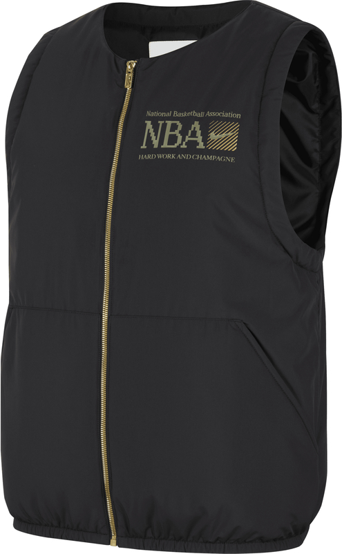 Czarna kamizelka Nike w sportowym stylu z tkaniny