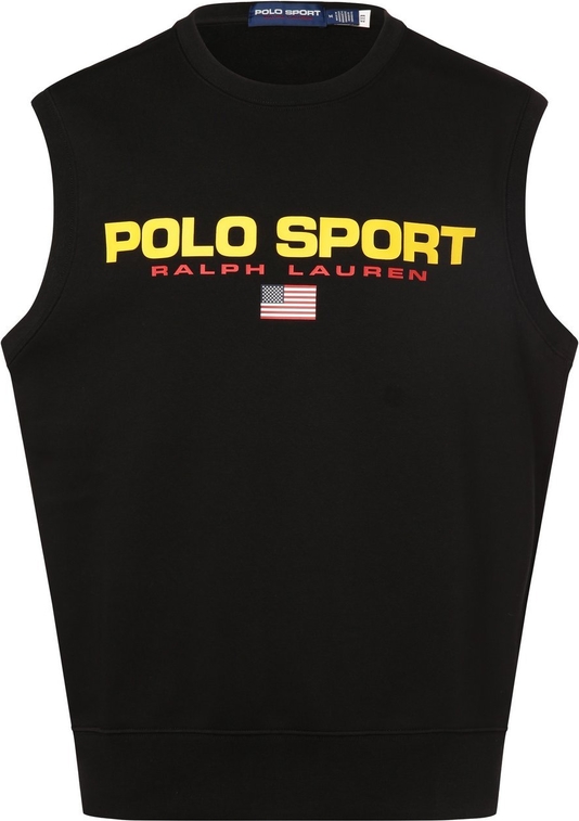 Czarna kamizelka Polo Sport w młodzieżowym stylu