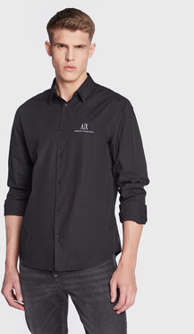 Czarna koszula Armani Exchange w stylu casual