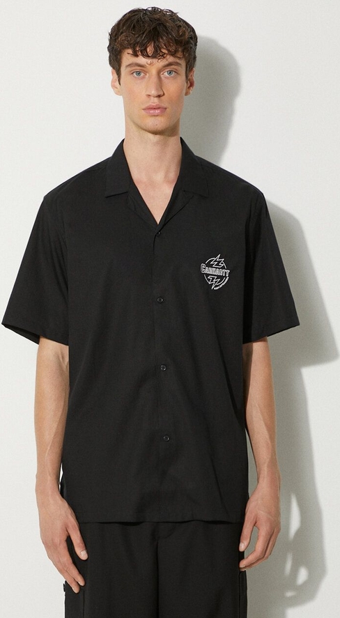 Czarna koszula Carhartt WIP z tkaniny