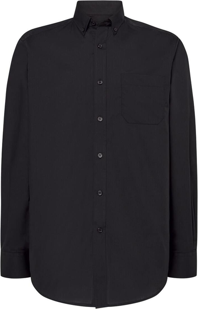 Czarna koszula jk-collection.pl w stylu casual