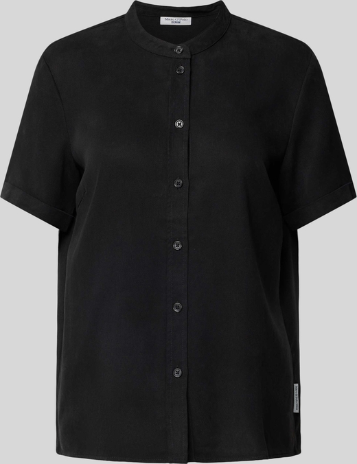 Czarna koszula Marc O'Polo z okrągłym dekoltem w stylu casual