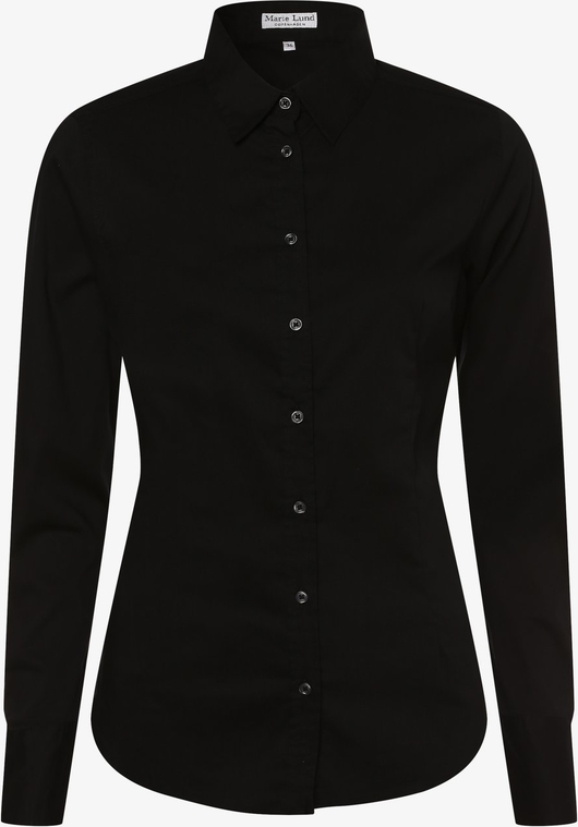 Czarna koszula Marie Lund w stylu casual z bawełny