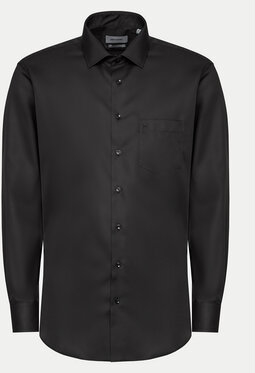 Czarna koszula Pierre Cardin z długim rękawem