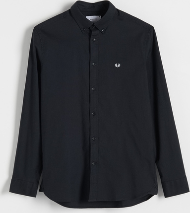 Czarna koszula Reserved z bawełny w stylu casual