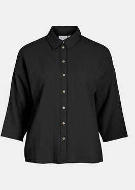Czarna koszula Vila w stylu casual