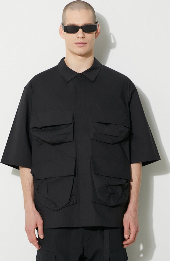 Czarna koszula Y-3 w stylu casual z tkaniny