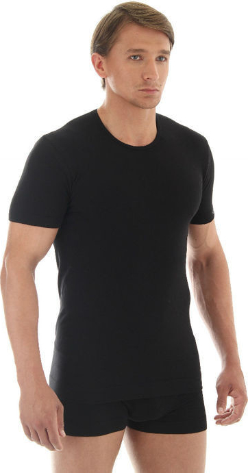 Czarna koszulka Brubeck z bawełny