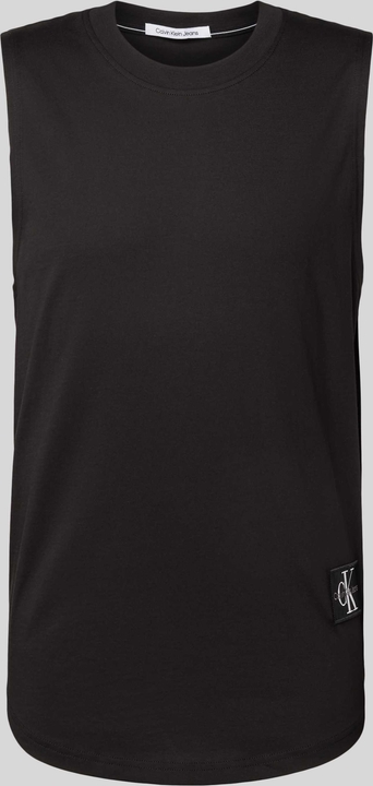 Czarna koszulka Calvin Klein z krótkim rękawem