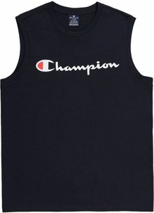 Czarna koszulka Champion z krótkim rękawem