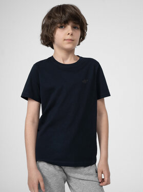 Czarna koszulka dziecięca 4F dla chłopców