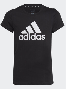 Czarna koszulka dziecięca Adidas dla chłopców
