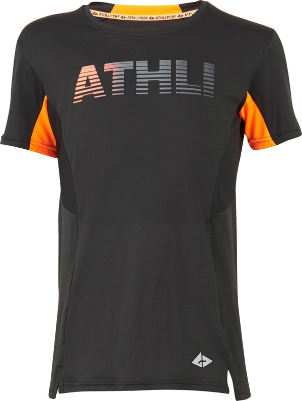 Czarna koszulka dziecięca Athli-tech