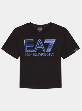 Czarna koszulka dziecięca Emporio Armani