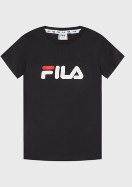 Czarna koszulka dziecięca Fila dla chłopców