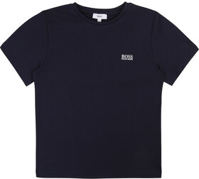 Czarna koszulka dziecięca Hugo Boss