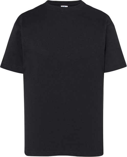 Czarna koszulka dziecięca JK Collection z krótkim rękawem dla chłopców
