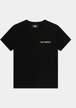 Czarna koszulka dziecięca Karl Lagerfeld