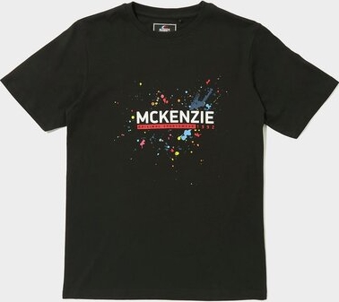 Czarna koszulka dziecięca Mckenzie dla chłopców