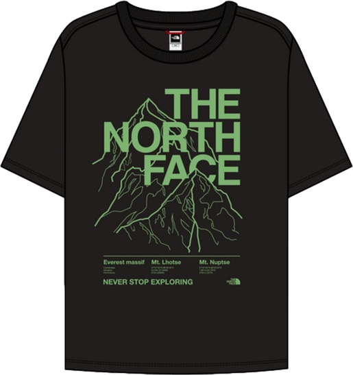 Czarna koszulka dziecięca The North Face