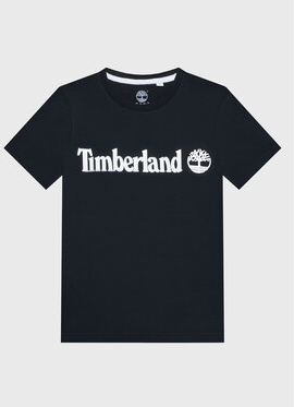 Czarna koszulka dziecięca Timberland dla chłopców