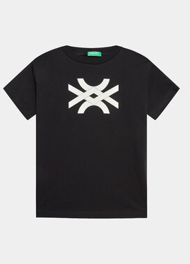 Czarna koszulka dziecięca United Colors Of Benetton