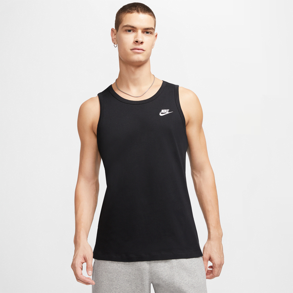 Czarna koszulka Nike na ramiączkach w sportowym stylu