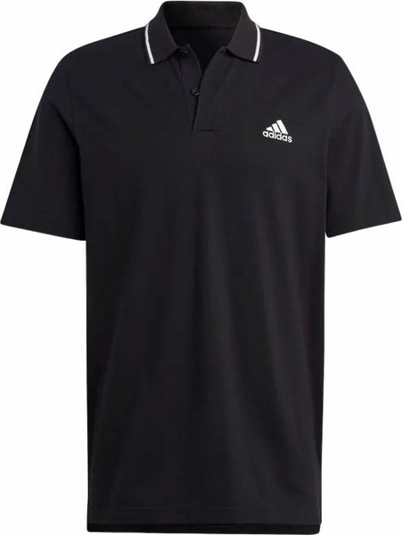 Czarna koszulka polo Adidas