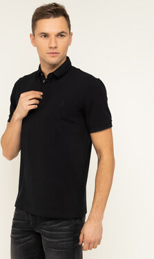 Czarna koszulka polo Armani Exchange