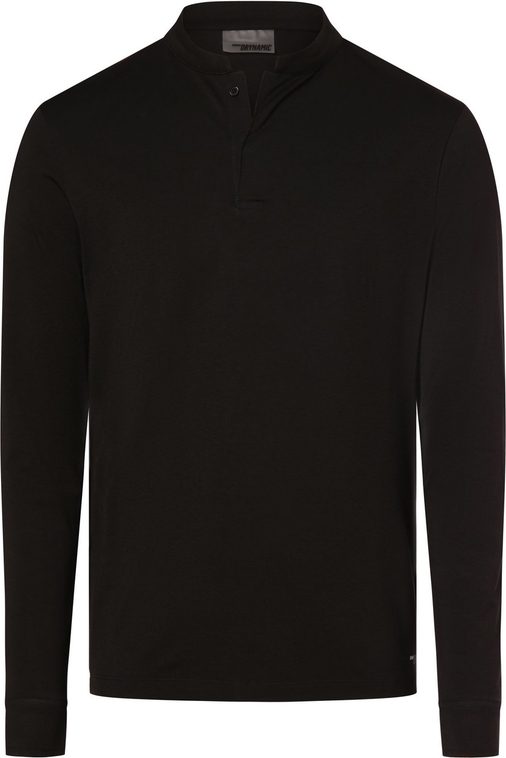 Czarna koszulka polo Drykorn w stylu casual