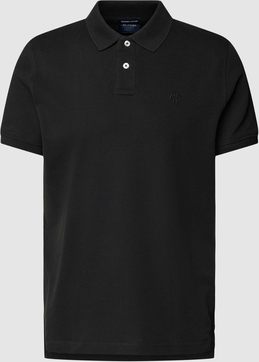 Czarna koszulka polo McNeal z krótkim rękawem