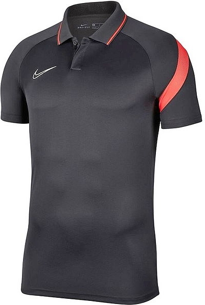 Czarna koszulka polo Nike z krótkim rękawem