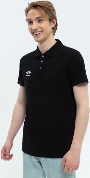Czarna koszulka polo Umbro w stylu casual