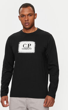 Czarna koszulka z długim rękawem C.P. Company z długim rękawem