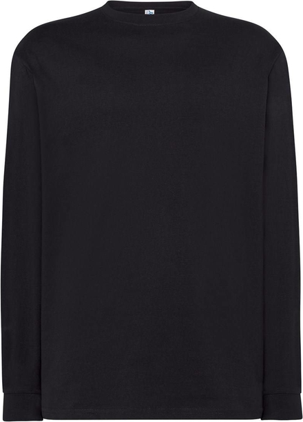 Czarna koszulka z długim rękawem JK Collection w stylu casual