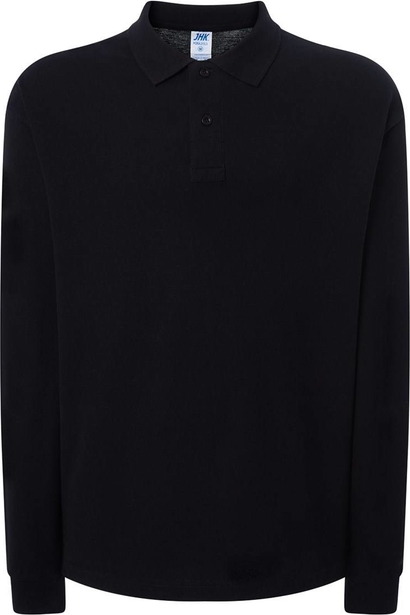 Czarna koszulka z długim rękawem JK Collection w stylu casual z długim rękawem z bawełny