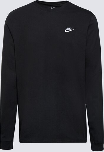 Czarna koszulka z długim rękawem Nike z długim rękawem