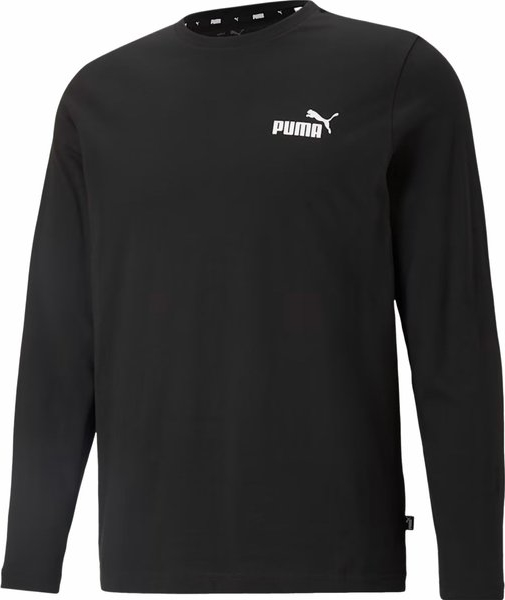 Czarna koszulka z długim rękawem Puma w sportowym stylu z długim rękawem