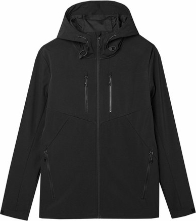 Czarna kurtka 4F krótka w stylu casual
