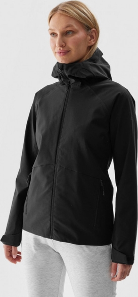 Czarna kurtka 4F w sportowym stylu krótka