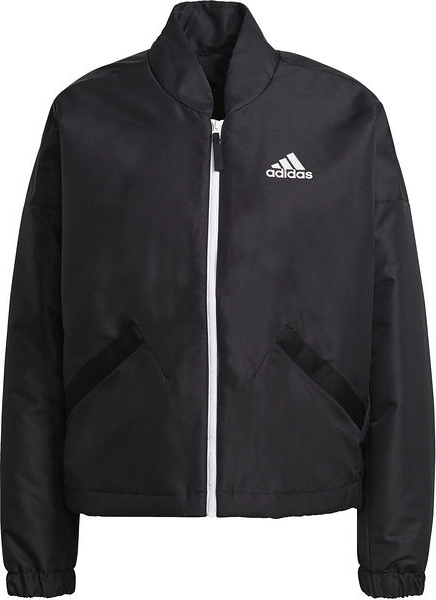 Czarna kurtka Adidas w sportowym stylu