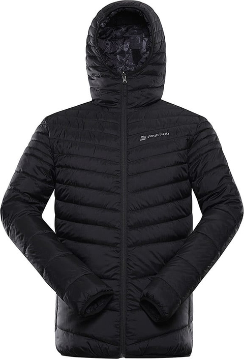 Czarna kurtka Alpine Pro w stylu casual krótka